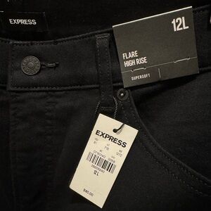 Express High Rise Flare Jeans